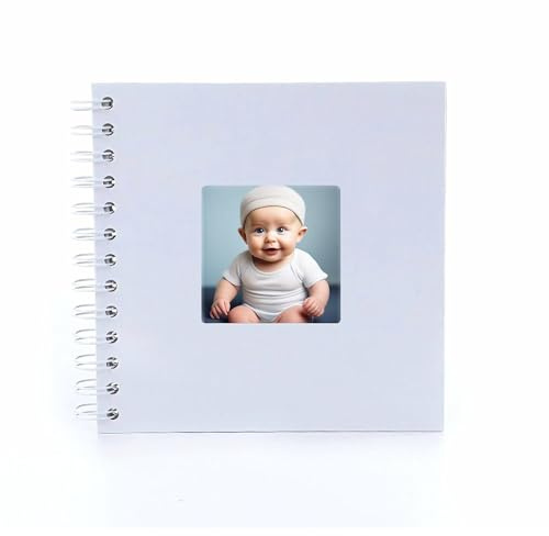 20 Seiten Fotoalbum zum Selbstgestalten, Fotoalbum Klein, Fotobücher DIY Scrapbook für Geburtstag, Abschlus, Valentinstag, Hochzeitstag