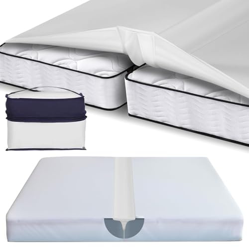 Liebesbrücke für Matratzen mit Spannbettlaken, 180x200cm Matratzenkeil Ritzenfüller für Matratzen, Lückenfüller Matratze Anti-Rutsch, Bettritzenfüller & Matratzenbrücke