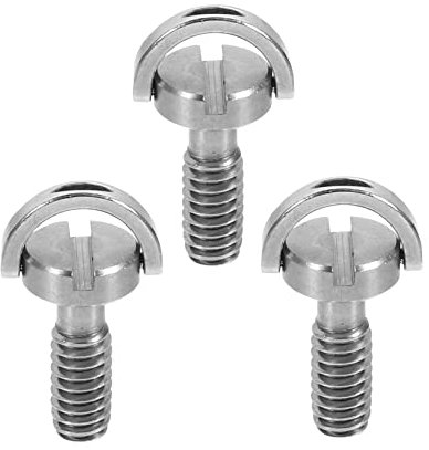 Tofficu 3pièces Lot de Vis pour Appareil Photo avec Fente pour Trépied Monopode Rotule Plaque à Dégagement Rapide