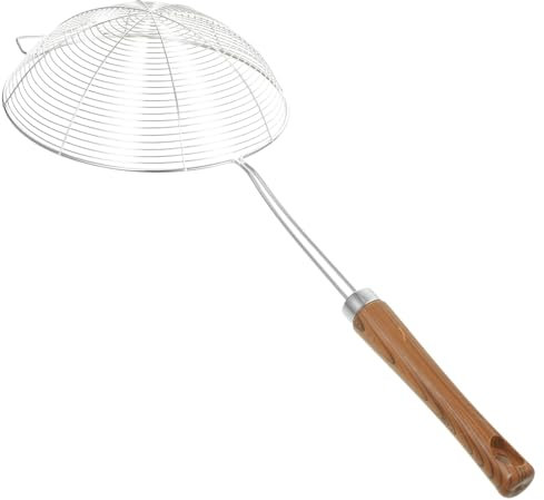 Luxshiny Espumadera De Acero Inoxidable Para Cocina Espumadera De Cocina Para Freír y Cocinar Colador Accesorio De