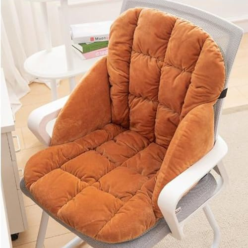 Cuscino Riscaldato, Cuscinetto di Sedile Elettrico Portatile, Spegnimento Intelligente a Tempo, Fissaggio Elastico Antiscivolo, Scaldino per Sedia da Ufficio(Orange)