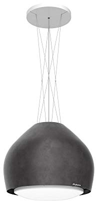 Futuro Futuro Island Mount DUCTLESS ONLY Range Hood 21 940-CFM | Dome Iron | Iron Steel Vent Hood | Modern Italian Exhaust Hood | LED, Ultra-Quiet with Blower