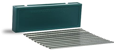 Hobelmesser 82 mm Wendehobelmesser für DeWalt Makita Bosch Black & Decker und Elu Hobel 10 Stück deutsches HSS Hergestellt von Xcalibur Tooling