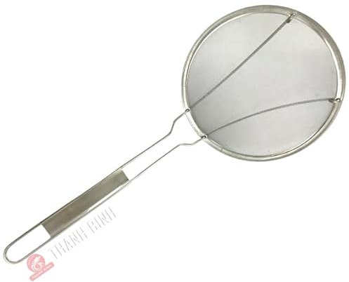 CHK - Ecumoire d'acier inoxyable 22cm (h3x29cm) Chine - CHKCH22CM - Lot 1
