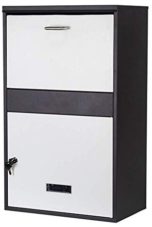 FHKBB Cassette postali per pacchi di Grandi Dimensioni con Porta di Accesso Frontale, Scatola di Consegna con Chiusura a Chiave per Esterni Resistente alle intemperie per consegne multip