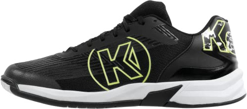Kempa Attack Three 2.0 Back2Colour Scarpe da Ginnastica Sport e Corsa Scarpe Sportive Pallamano Jogging Gym Outdoor Tempo Libero Scarpe - Leggero e Traspirante, Nero, 46 EU