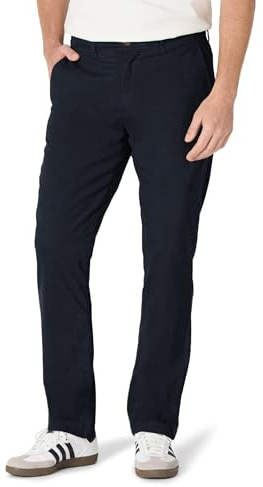Amazon Essentials Pantalon Chino Extensible et Confortable Lavé à Coupe Athlétique Homme