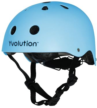 Yvolution Kask ochronny – niebieski