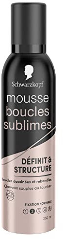 Schwarzkopf - Stylingschaum – exquisite Locken – definiert und strukturiert – Locken gezeichnet und prallt – normale Fixierung – weiches Haar – 250 ml