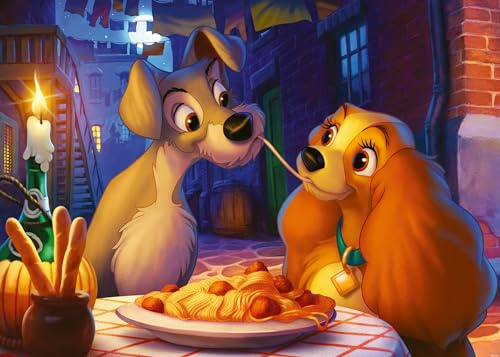 Ravensburger Puzzle Disney Susi und Strolch - 1000 Teile Puzzle | 1000 Teile, Disney Puzzle, Erwachsenenpuzzle, Geschenk für Frauen und Männer