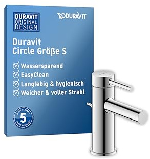 Duravit CE1012001010 Circle tvättställskran, krom