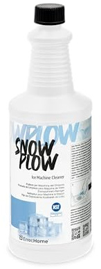 ErrecHome Snowplow, Limpiador Descalcificador Antical para Máquina de Hielo, Botella 1 L, Registrado NSF (A1, A3)