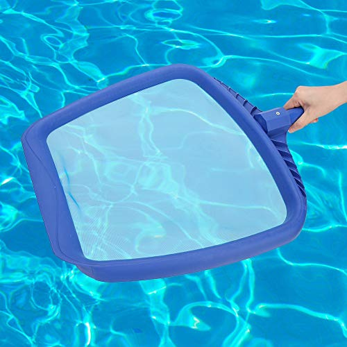 Nurnesy Red de skimmer para piscina, marco de plástico resistente, recogehojas para piscina, accesorios de piscina, accesorios de red de piscina