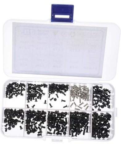 Juego de Tornillos M2 M2.5 M3 de Acero al Carbono para Reparación