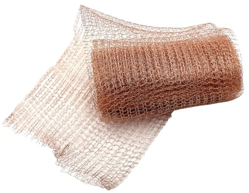 Schneckenschutz, Kupferdraht Gegen Schnecken Hochbeet 12.7cm Breite, Kupferband Schneckenzaun Metall, Kupfernetz Zaun Anti Nacktschnecken Abwehr, Doppelschicht Schneckenabwehr Kupferzaun (12.7cmx10M)