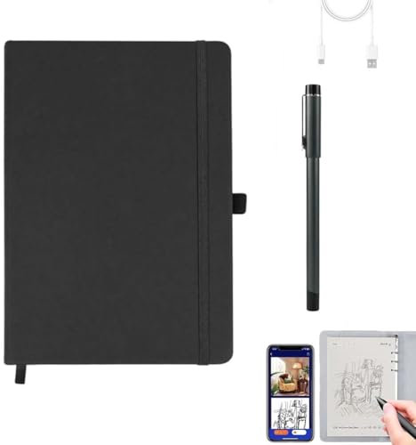 Xnote - Ai-Powered Smart Writing Set, Xnote Smart Notebook & Pen with Real-Time Sync, Digital 2-in-1 kabelloses Bluetooth Notizbuch, elektronischer Notizblock für Notizen, Zeichnungen und Meetings