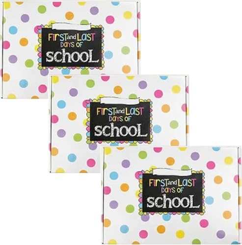 Libro de recuerdos para el primer y último día de escuela, álbum de recuerdos de los días escolares más fáciles para niños, álbum de recuerdos de años escolares, accesorio de fotos reutilizable, libro