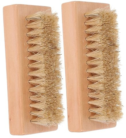 BESPORTBLE 2pezzi Spazzole per Chitarra Setole Bianche per Rimozione della Polvere Strumenti per Pulizia della Chitarra Basso e Ukulele