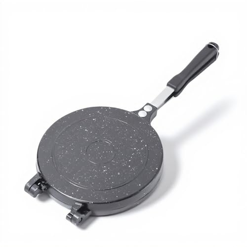 YUEHISY Double Sided Frying Pan Nonstick & Easy to Clean, Aluminum Alloy for Fast Even Heating, Pancake and Omelette Maker (B)