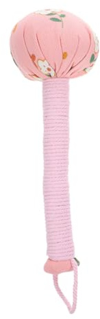 Handlicher Massage Rückenhammer für Körper und Bauch, Rosa | Leichtes Stoffmodell, für Büro und Körperliche Pflege, Bequem zu Halten, Tragbar und Einfach Mitzunehmen