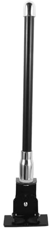 Ipetboom Antena Decorativa Automotriz de 36 Cm Negra para Coche, Antena de Techo de Radio Resistente Intemperie, Compatible Capó y Maletero, Accesorio Exterior para Automóviles
