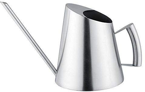 Latta Innaffiatoio Acciaio Inossidabile 300ML 500ML 1500ML, Annaffiatoio per Piante da Giardino e Casa Moderno con Impugnatura Ergonomica, Semiaperto per Irrigazione Controllata