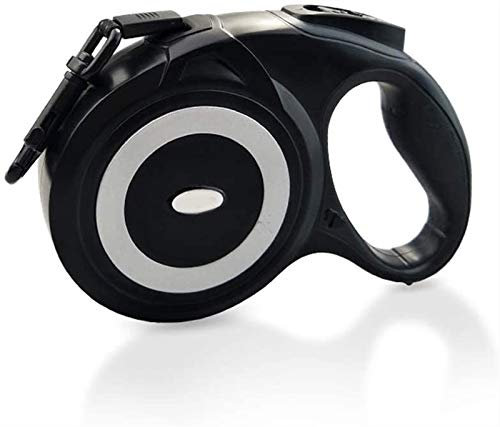 5M / 8M Einziehbare Nylon Automatisch Ausziehbare Große Hundeleine, Aktive Hunde bis 40-50 kg, Roll-Leine Haustier, Outdoor-Hundetrainingsleine (Color : Black, Size : 8M)