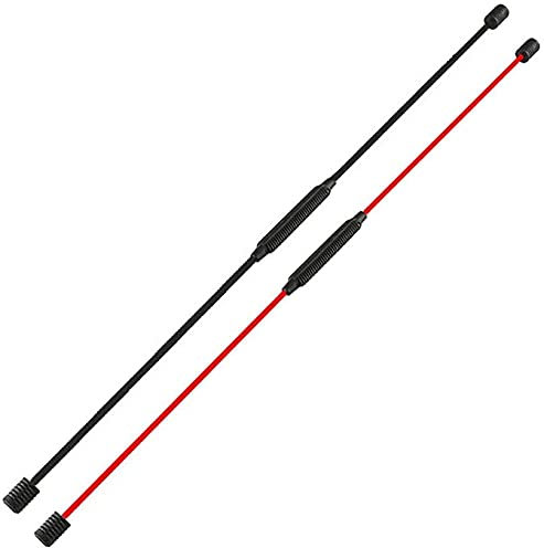 Fitness Schwingstab Pilates Yoga Stange Tremor Bar vibrierende Fitness-Stange Elastische Fitnessstange Krafttraining Trizeps Muskeltraining Geeignet für Heimtraining Schulter Arm Brust und Taille Fit