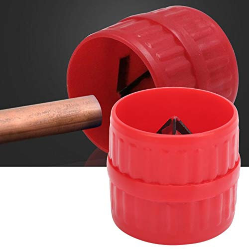 Herramienta de desbarbado de escariador de tubo de 2 uds, herramienta de biselado de escariado, herramienta manual para tubos de aluminio de latón, cobre y metal de 5-38mm