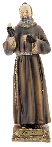 Holyart Statue in resina e PVC: Padre Pio 22 cm statua in resina