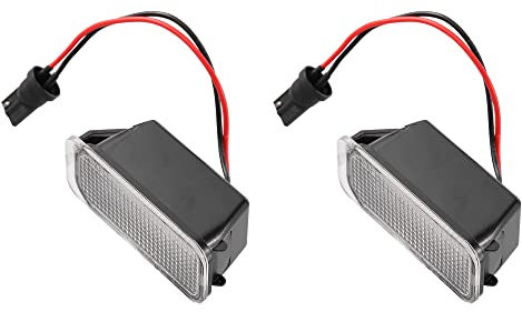 X AUTOHAUX 2pcs LED License Plate Light Lamp White Light for XJR Edge EcoSport