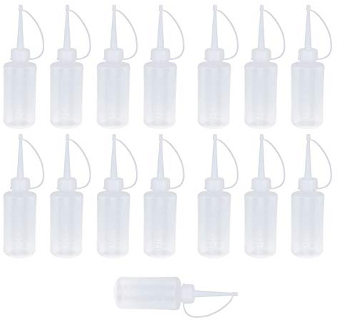 15pcs 120ML beccuccio per olio bottiglie di plastica da spremere erogatore di olio bottiglia di olio a punta lunga bottiglie con beccuccio esteso bottiglie di rifornimento macchina utensile bottiglia