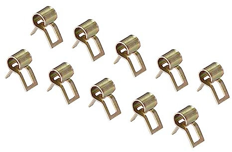 DMiotech 10pz 5mm Molla Fascetta Carburante Tubo Fascette Silicone Vuoto Tubo Fascetta Fissaggio Molla Morsetti Clip