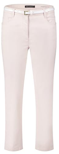 Betty Barclay Damen Sommerhose mit Gürtel Altrosa,40