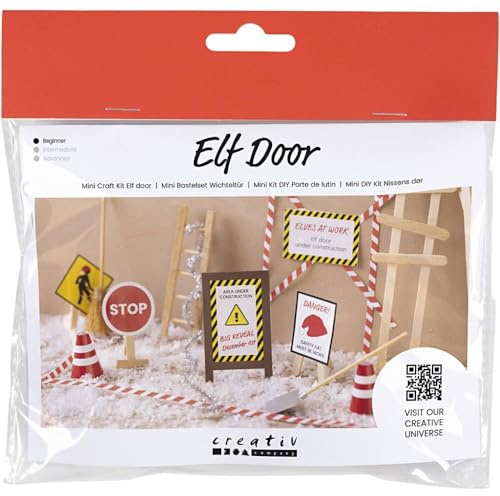 Baustelle, Mini-Kreativ-Set für Wichteltüre
