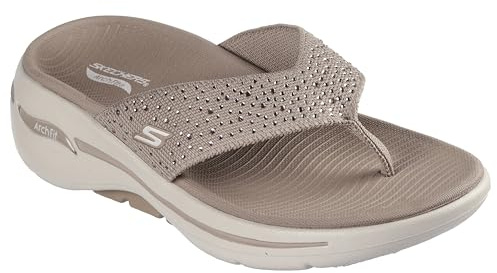 Skechers Flip-flops för damer, Mullvadsbrunt, 38 EU