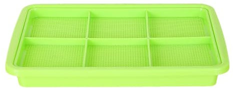 Oldmoom Sprouter Tray | Pflanztablett Sämlingschale Anzuchtschale Microgreens Pflanzenanzuchtschalen Gesundes Weizengras Züchter Sprossenbehälter Kit für drinnen oder draußen