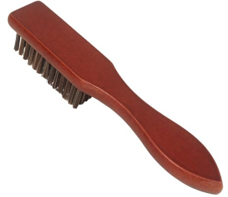 CTIRCHIU Tragbare Bartbürste und Nylon Kompakte Stylingbürste für Männer Rutschfester Griff Bartreinigung und Haartonung für Friseursalon und Rasur