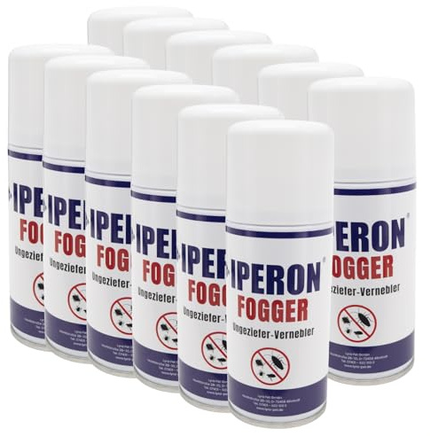 Iperon® 12 x 150 ml Fogger Ungeziefer-Vernebler - Abwehr von Schädlingen
