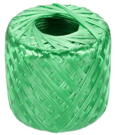 sourcing map Cuerda de nailon y plástico de poliéster de 1000 pies, 30 mm, embalaje doméstico para jardinería, manualidades, color verde