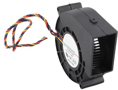 Asixxsix Ventilateur de Refroidissement sans Balais 12 V CC, 8 300 Tr/min, 300 CFM, Ventilateur Centrifuge à Double Roulement à Billes avec Bobine de Cuivre Pur pour Accessoire d'imprimante 3D