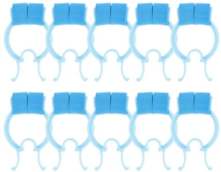 Pinces Nez Respiratoires 16 Pièces Pom Eva Pratiques | Format Compact Lot de 16 Pièces, Aide à Limiter la Respiration Nasale, pour Voyage et Extérieur