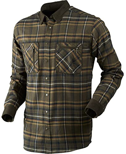 Härkila | Pajala Hemd | Professionelle Jagd Kleidung & Jagd Zubehör für Herren & Damen | Skandinavische Qualität Made to Last | Willow Green Check, L