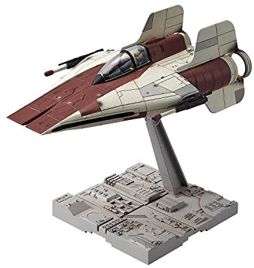 Revell 01210 A-Wing Starfighter Bandai (Click System) 1:72 Scale Unbuilt/Pre-coloured/Click-Together (Non-Glue) Plastic Model Kit