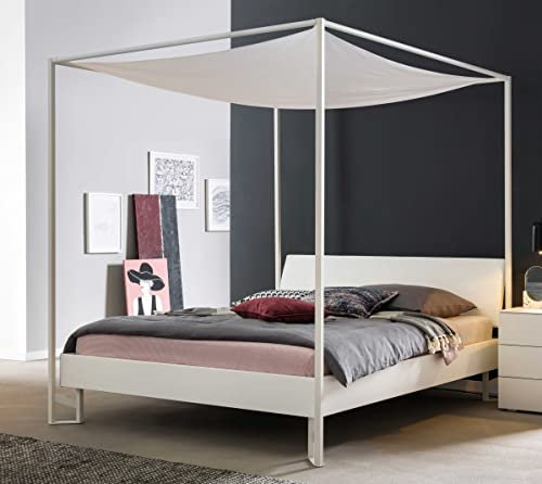Hasena Top Line Himmelbett Cielo weiß Polsterkopfteil Lecco 140x200