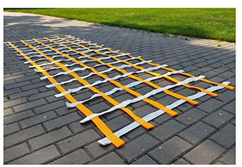 Splenlife Filet a Grimper,Filet de Cargaison d'escalade,Parcours Ninja Warrior Enfants Echelle Corde a Bascule Balancoire Exterieur Accessoire Aire de Jeux Mur Descalade,pour d'entraînement Physique