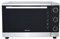 SAUTER SMF46MX - Mini forno multifunzione - 37 x 58 x 44 cm - 46L - 5 posizioni di cottura - 1800W - Calore girevole - con giramandrino 2 griglie, 1 pinza e 1 vassoio raccogli briciole - argento/nero