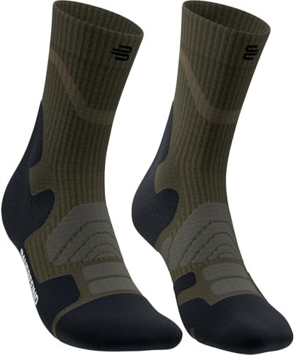 BAUERFEIND Wandersocken Outdoor Performance Mid Cut Socks“ für Outdooraktivitäten wie Wandern (Trekking, Hiking), 1 Paar Sportsocken aus Wolle (Merino)