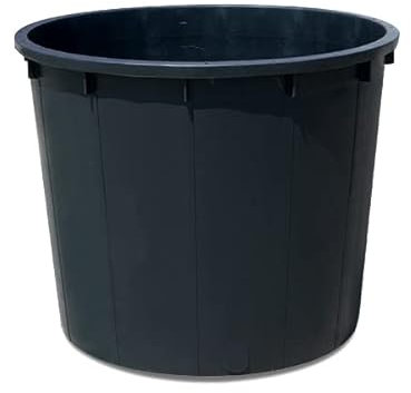 XXL Wassertank, Wasserbehälter, Regentonne aus Kunststoff in Schwarz. Topp für den Garten (500 L)