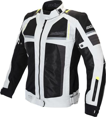 Büse Livorno Damen Motorrad Textiljacke, hellgrau, 36